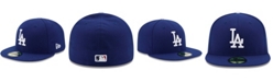 New Era Men's Royal Los Angeles Dodgers Authentic Collection On Field 59FIFTY Performance Fitted Hat